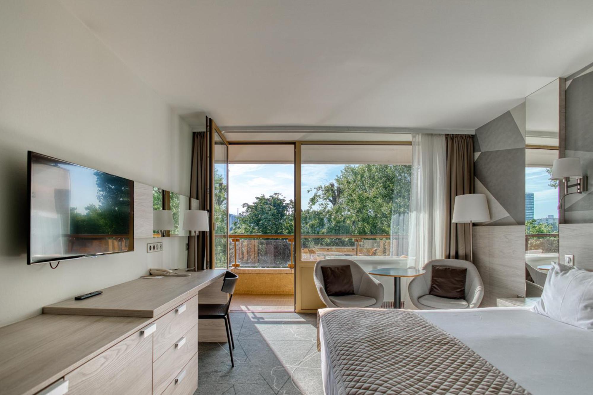 Premium Doppelzimmer mit Wellness- und Fitnesszugang